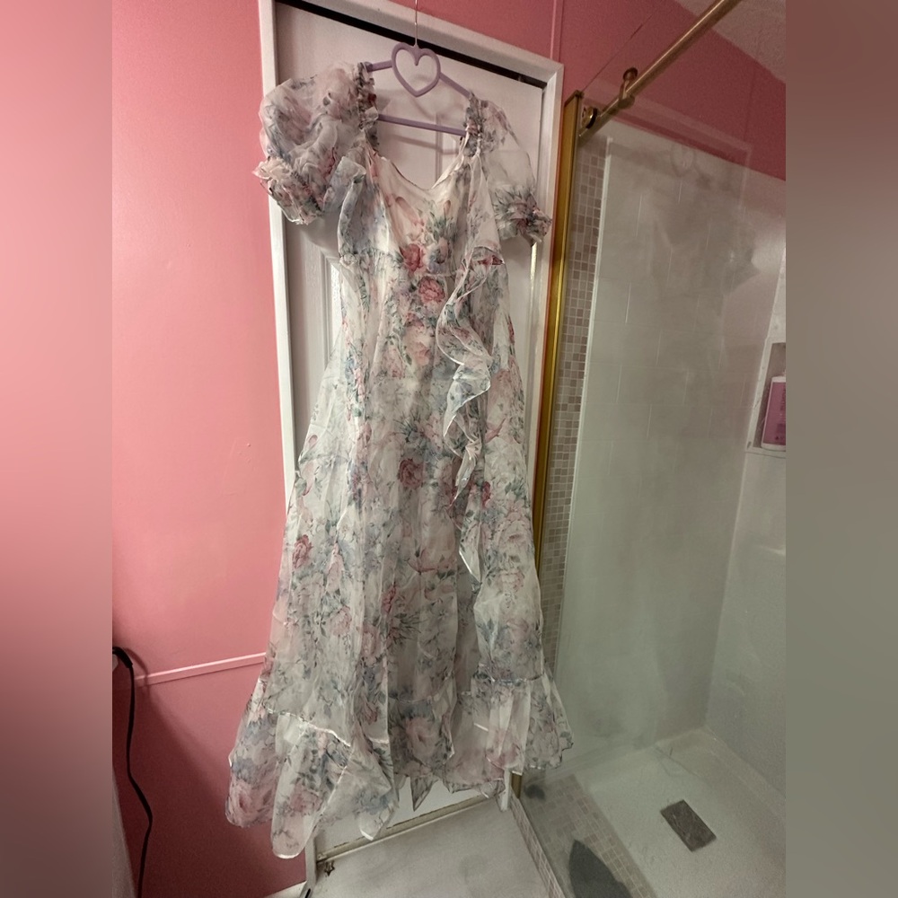 Selkie Floral Sheer Gown